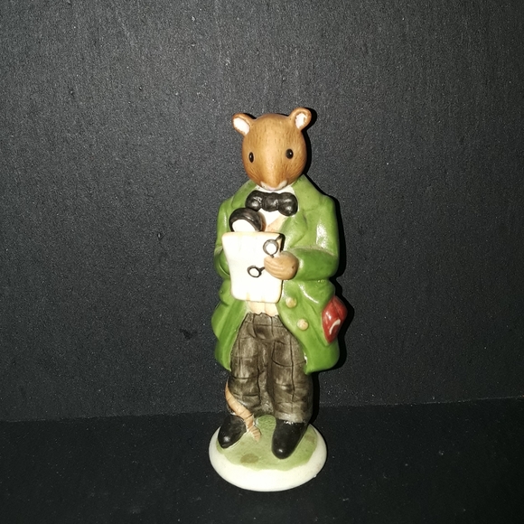 Franklin Mint Woodmouse family PROFESSOR - Picture 1 of 4